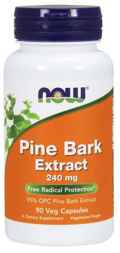 NOW Foods Pine Bark Extract, 240mg - 90 vcaps