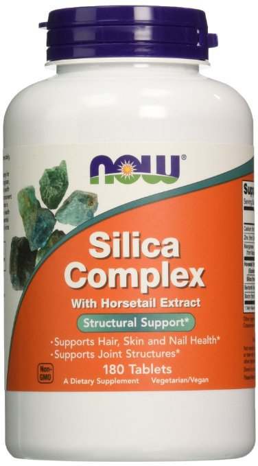 NOW Foods Silica Complex with Horsetail Extract - 180 tablets