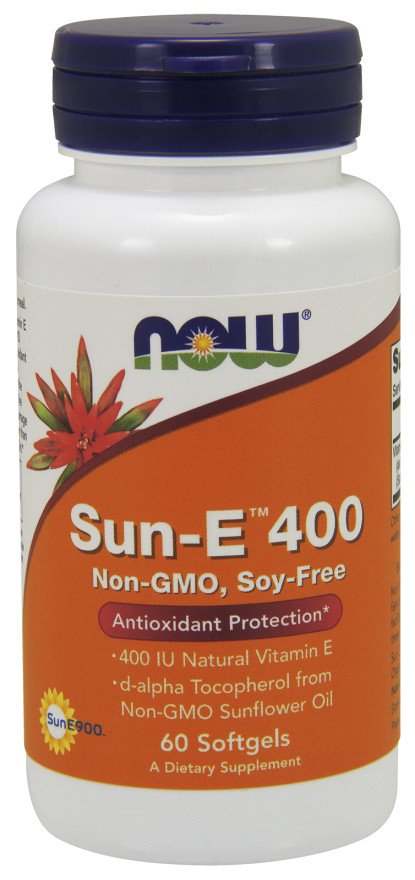 NOW Foods Sun-E, 400 IU - 60 softgels