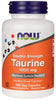 NOW Foods Taurine, 1000mg Double Strength - 100 vcaps