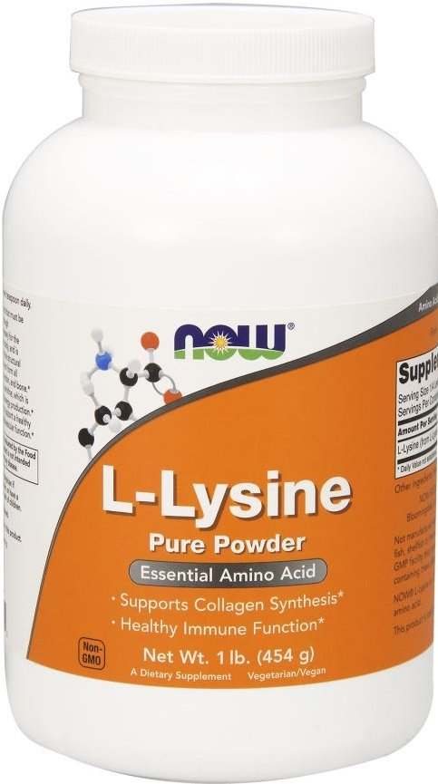 NOW Foods L-Lysine, 1000mg (Powder) - 454 grams