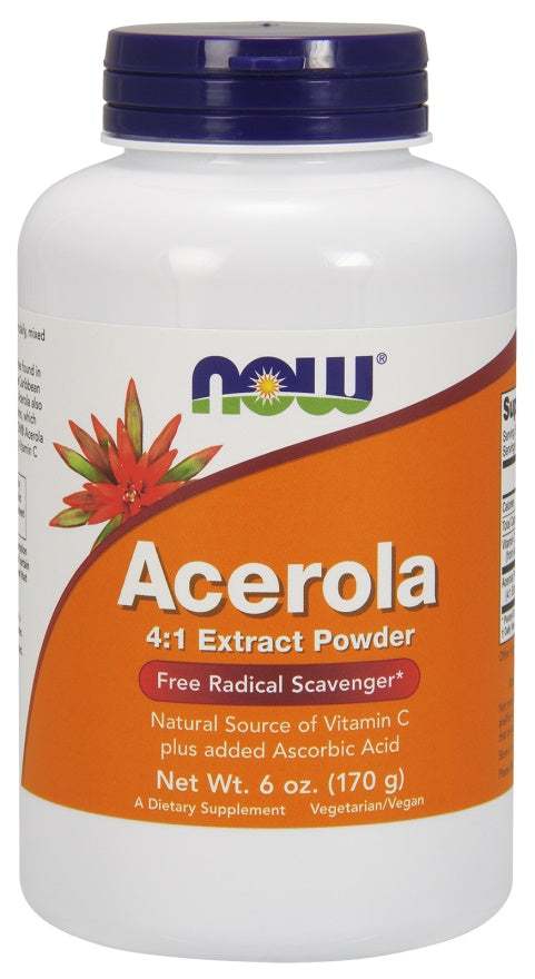 NOW Foods Acerola, 4:1 Extract Powder - 170 grams