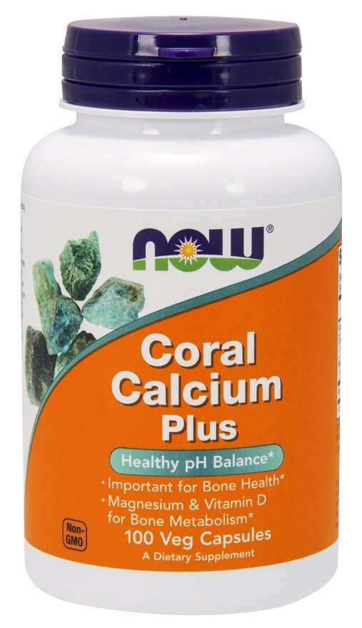 NOW Foods Coral Calcium Plus - 100 vcaps