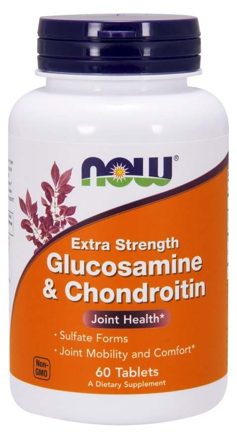 NOW Foods Glucosamine & Chondroitin Extra Strength - 60 tablets