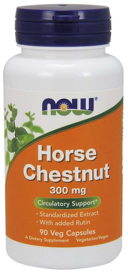 NOW Foods Horse Chestnut, 300mg - 90 vcaps