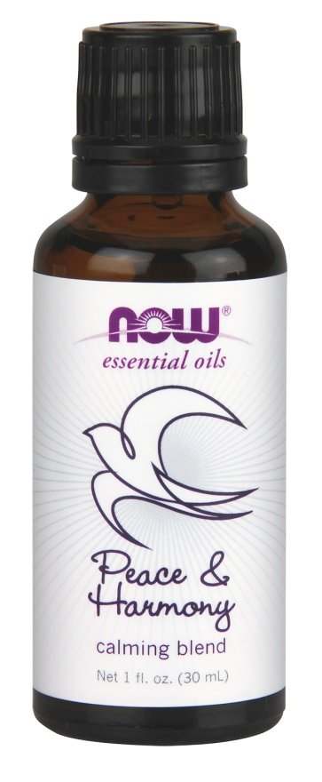 NOW Foods Essential Oil, Peace & Harmony Oil Blend - 30 ml.