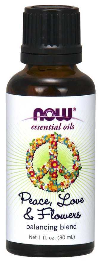 NOW Foods Essential Oil, Peace Love & Flowers Oil Blend - 30 ml.