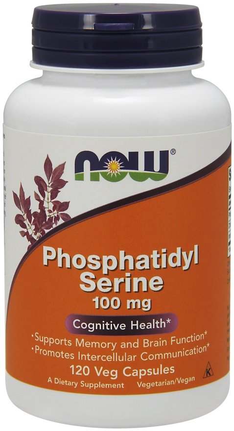 NOW Foods Phosphatidyl Serine, 100mg - 120 vcaps