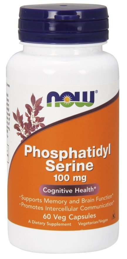 NOW Foods Phosphatidyl Serine, 100mg - 60 vcaps