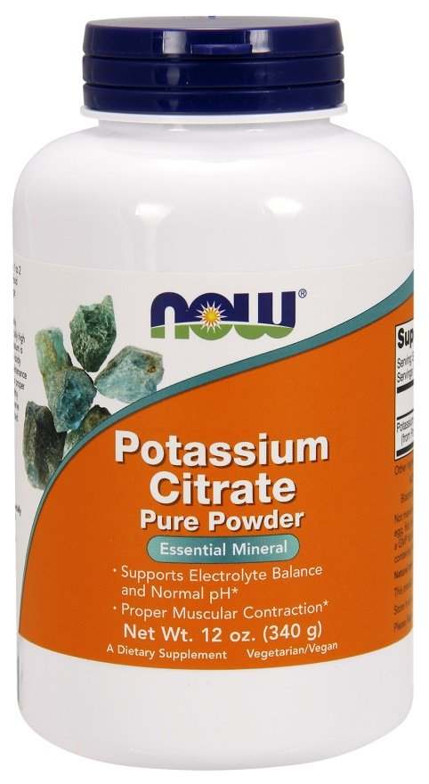 NOW Foods Potassium Citrate, Pure Powder - 340 grams