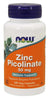 NOW Foods Zinc Picolinate, 50mg - 120 vcaps