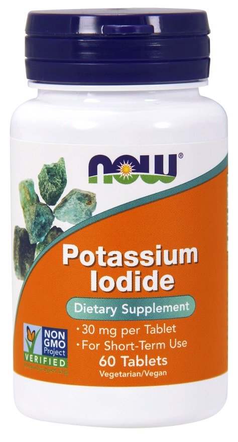 NOW Foods Potassium Iodide, 30mg - 60 tablets