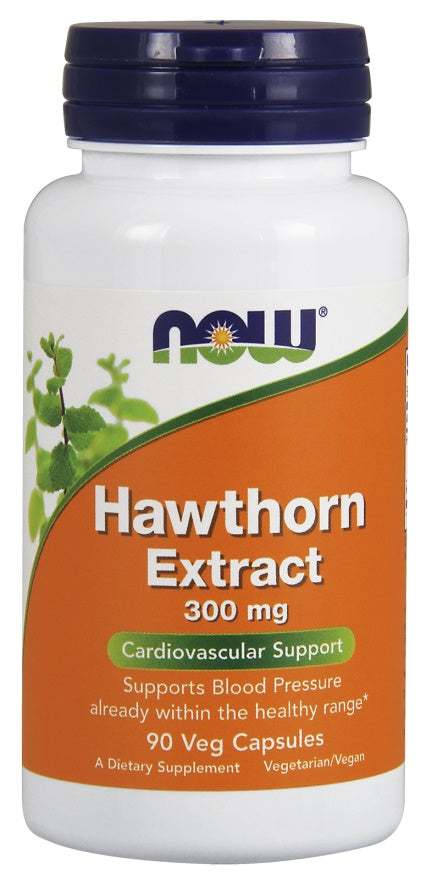 NOW Foods Hawthorn Extract, 300mg - 90 vcaps