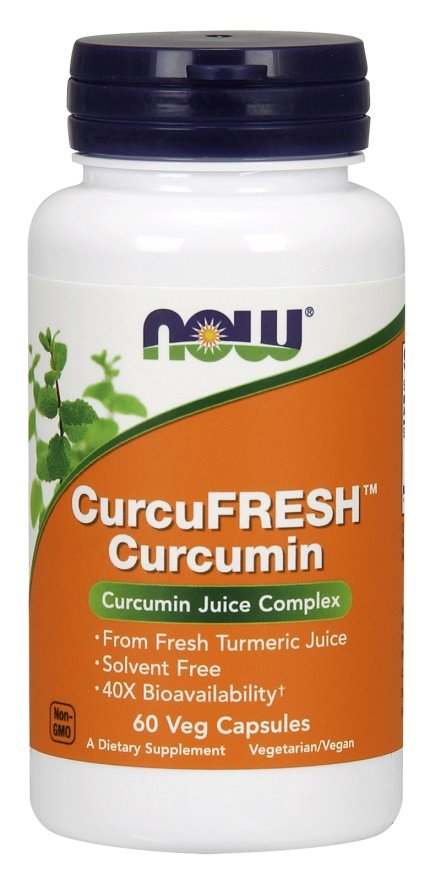 NOW Foods CurcuFRESH Curcumin, Capsules - 60 vcaps