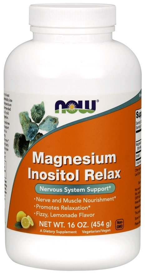 NOW Foods Magnesium Inositol Relax Powder - 454 grams