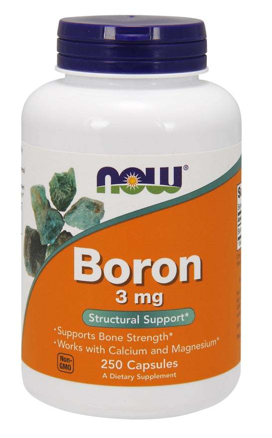 NOW Foods Boron, 3mg - 250 caps