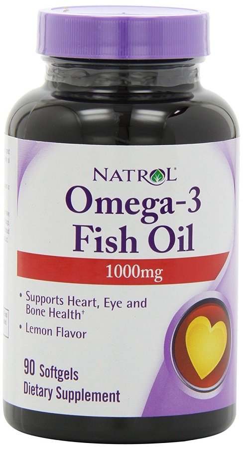 Natrol Omega-3 Fish Oil, 1000mg - 90 softgels