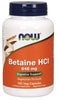 NOW Foods Betaine HCl, 648mg - 120 vcaps