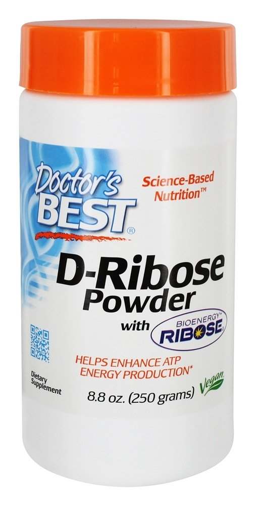 Doctor's Best D-Ribose with BioEnergy Ribose, Powder - 250 grams