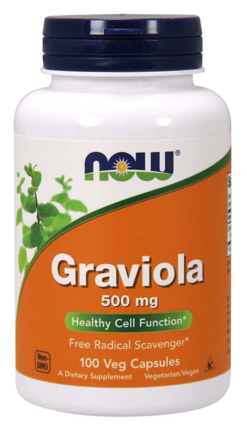 NOW Foods Graviola, 500mg - 100 vcaps