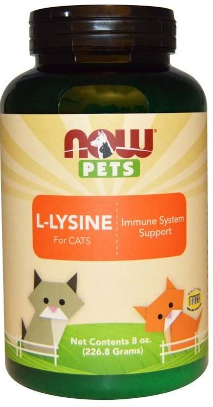 NOW Foods Pets, L-Lysine for Cats - 226 grams