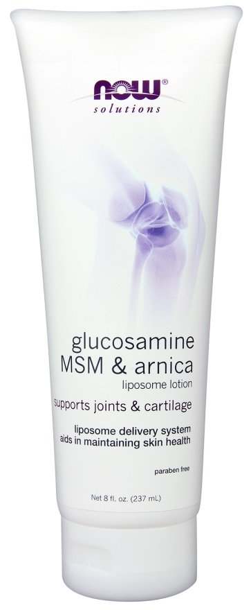 NOW Foods Glucosamine, MSM & Arnica Liposome Lotion - 237 ml.