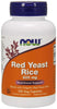 NOW Foods Red Yeast Rice, 600mg - 120 vcaps