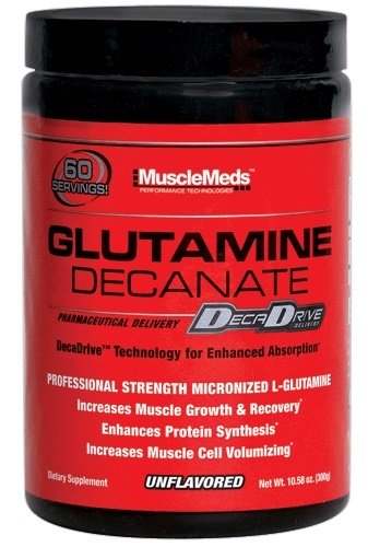 MuscleMeds Glutamine Decanate, Unflavored - 300 grams