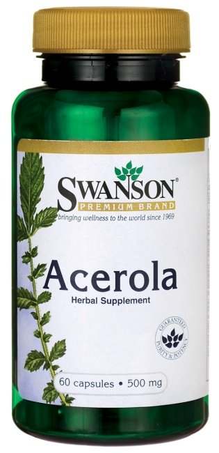 Swanson Acerola, 500mg - 60 caps