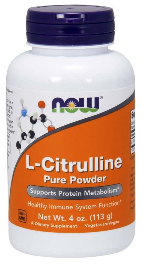 NOW Foods L-Citrulline, Pure Powder - 113 grams