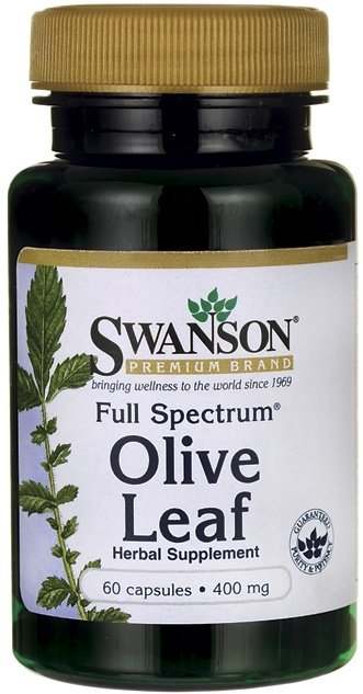 Swanson Full Spectrum Olive Leaf, 400mg - 60 caps