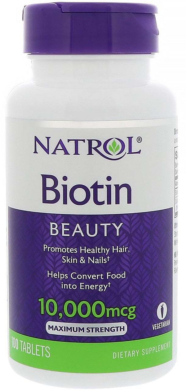 Natrol Biotin, 10000mcg - 100 tablets