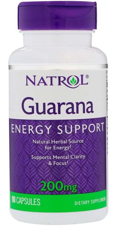 Natrol Guarana, 200mg - 90 caps