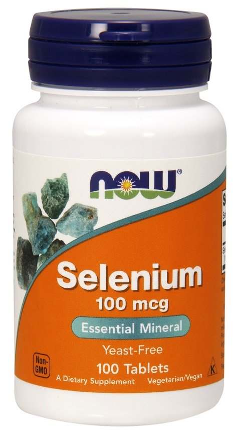 NOW Foods Selenium, 100mcg - 100 tablets