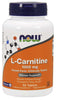 NOW Foods L-Carnitine, 1000mg - 50 tablets