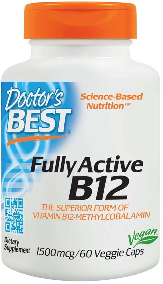 Doctor's Best Fully Active B12, 1500mcg - 60 vcaps