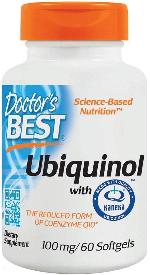 Doctor's Best Ubiquinol with Kaneka, 100mg - 60 softgels