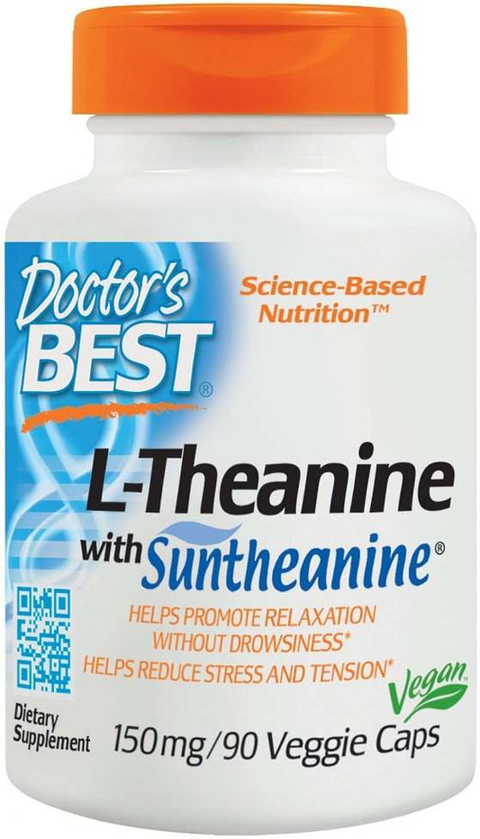 Doctor's Best L-Theanine with Suntheanine, 150mg - 90 vcaps