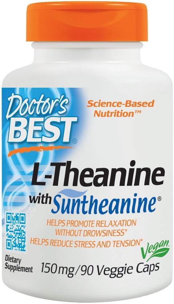 Doctor's Best L-Theanine with Suntheanine, 150mg - 90 vcaps