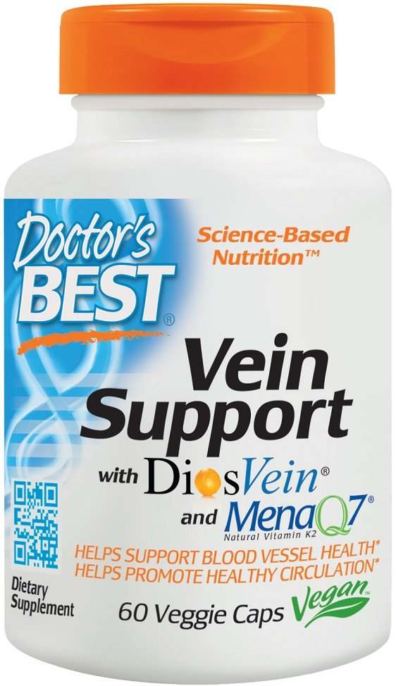 Doctor's Best Vein Support with DiosVein and MenaQ7 - 60 vcaps