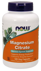 NOW Foods Magnesium Citrate, 400mg - 120 vcaps