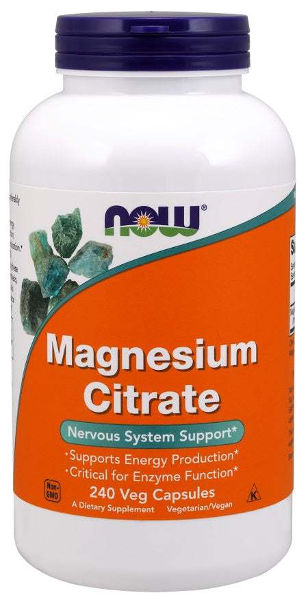 NOW Foods Magnesium Citrate, 400mg - 240 vcaps