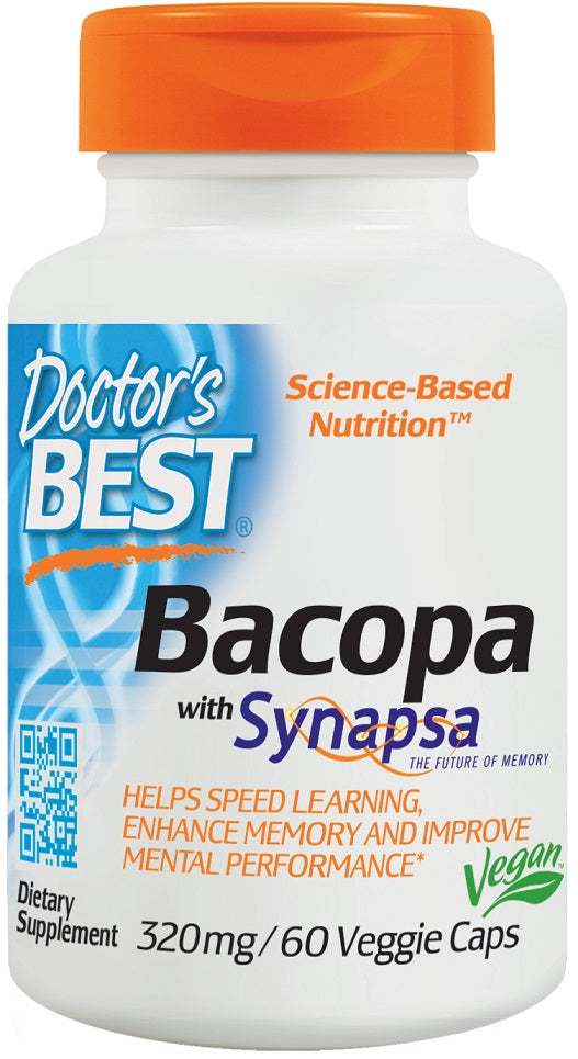 Doctor's Best Bacopa with Synapsa, 320mg - 60 vcaps