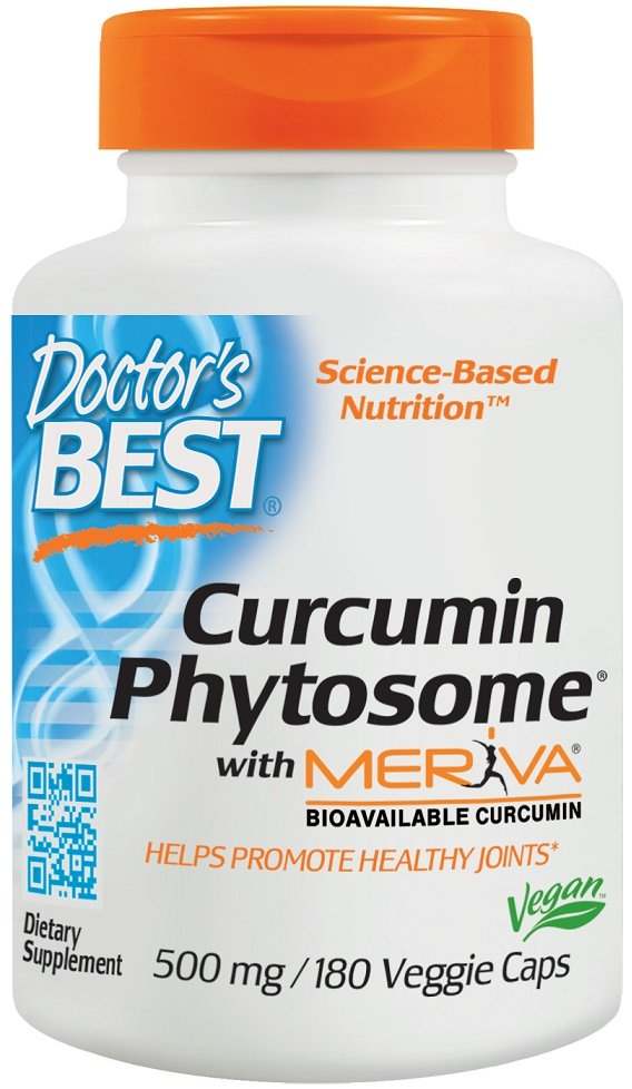 Doctor's Best Curcumin Phytosome, 500mg - 180 vcaps