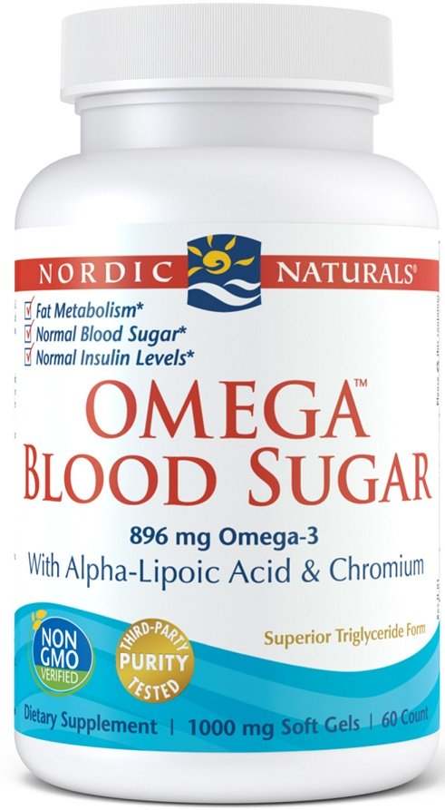 Nordic Naturals Omega Blood Sugar, 896mg - 60 softgels