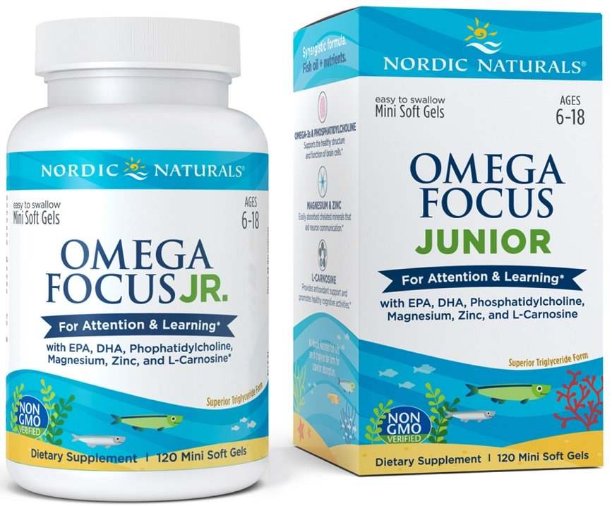 Nordic Naturals Omega Focus Junior - 120 mini softgels