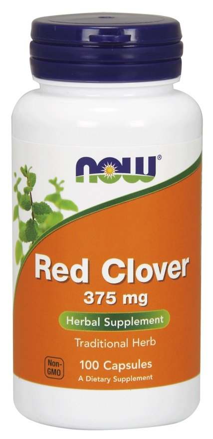 NOW Foods Red Clover, 375mg - 100 caps