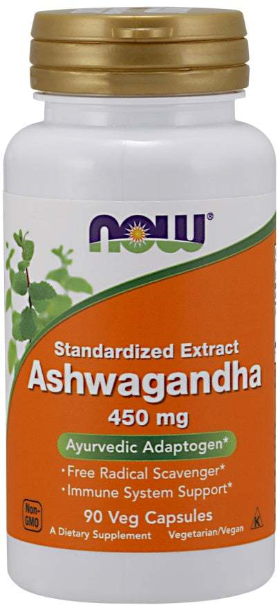 NOW Foods Ashwagandha Extract, 450mg - 90 vcaps