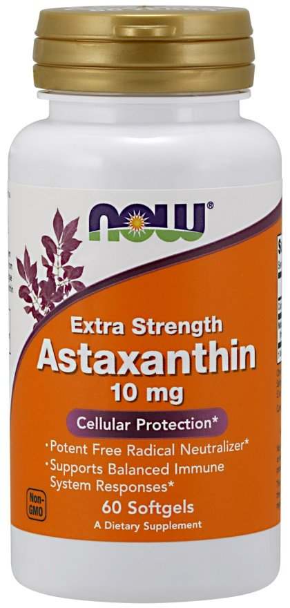 NOW Foods Astaxanthin, 10mg - 60 softgels