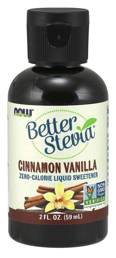 NOW Foods Better Stevia Liquid, Dark Chocolate - 59 ml.